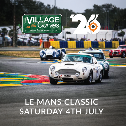 Village On The Curves – Le Mans Classic 2026 BBQ – Aston Martin